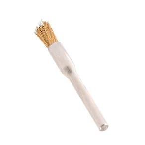 Escova Tipo Pincel Latão 4Mm Para Micro Retíficas Vonder
