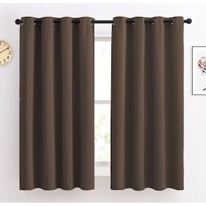 Cortina Alice Para Sala Quarto Cozinha 3,00X1,80M Tabaco