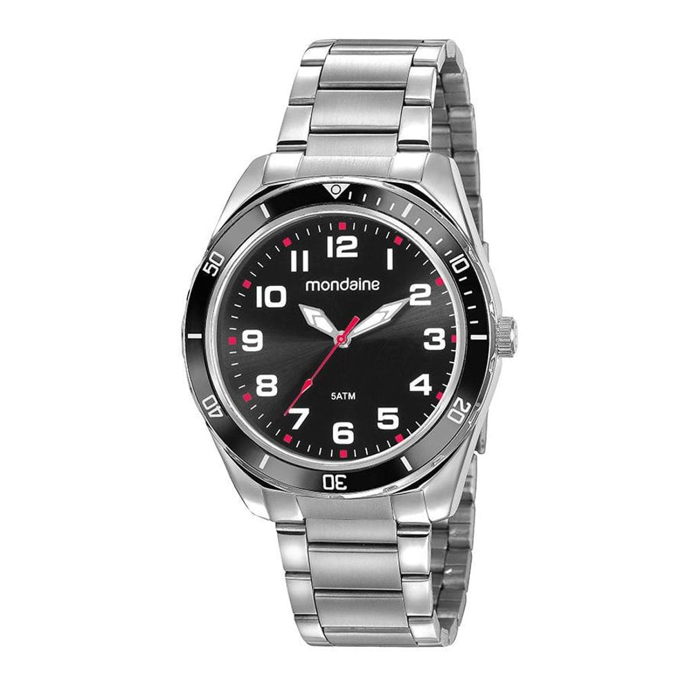 Relógio Masculino Mondaine 53768G0Mvne1 Prata