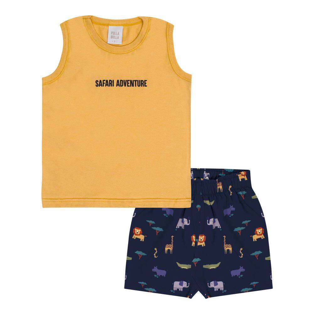 Conjunto Primeiros Passos  Menino - Ocre - 50667-345