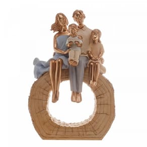 Figura Decorativa de Resina Família 18x8x27cm 61449 - Wolff