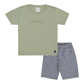 Conjunto Primeiros Passos Menino - Cha Verde - 50678-1219