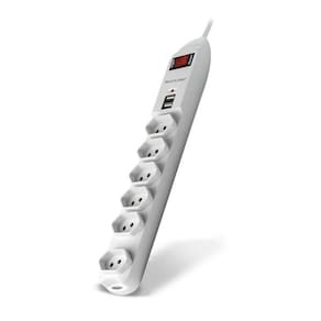 Filtro De Linha 6 Tomadas E 2 Entradas Usb Multilaser WI251