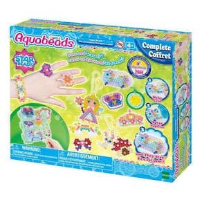 Conjunto Aquabeads Fairy World - 820+ Beads - 16 Cores