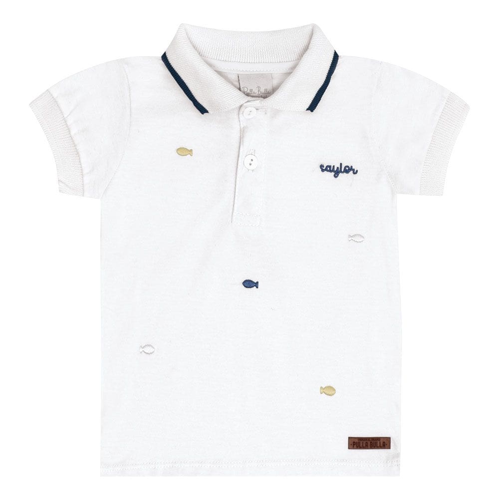 Polo Bebê Menino - Branco - 50553-3