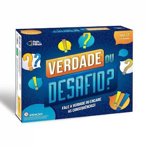 Jogo Verdade ou Desafio Pais e Filhos - Completo