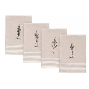 Guardanapos Temperos Natural 44x44cm 4 pçs 309382 - Copa e Cia