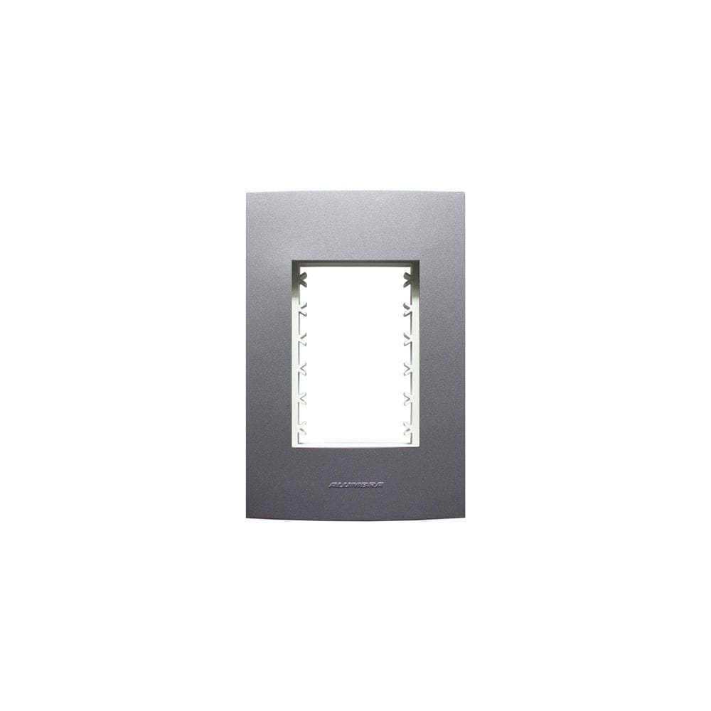 Placa 4X2 3 Módulos Inova Pro Class 85478 Alumbra Grafite