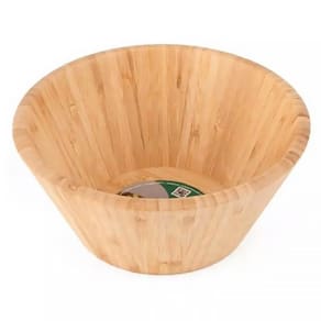 Bowl Saladeira De Bambu Redondo Multiuso G 26,5x11cm 315 - Infinite