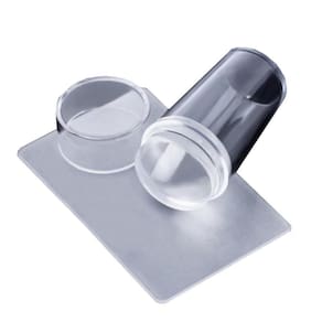 Carimbo Unhas Francesinha Silicone Aplicador De Adesivo Unha