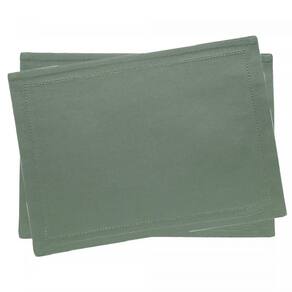 Jogo Americano 2 Pçs Ponto Ajour de Algodão Verde Escuro 45x33cm 27539 - Wolff