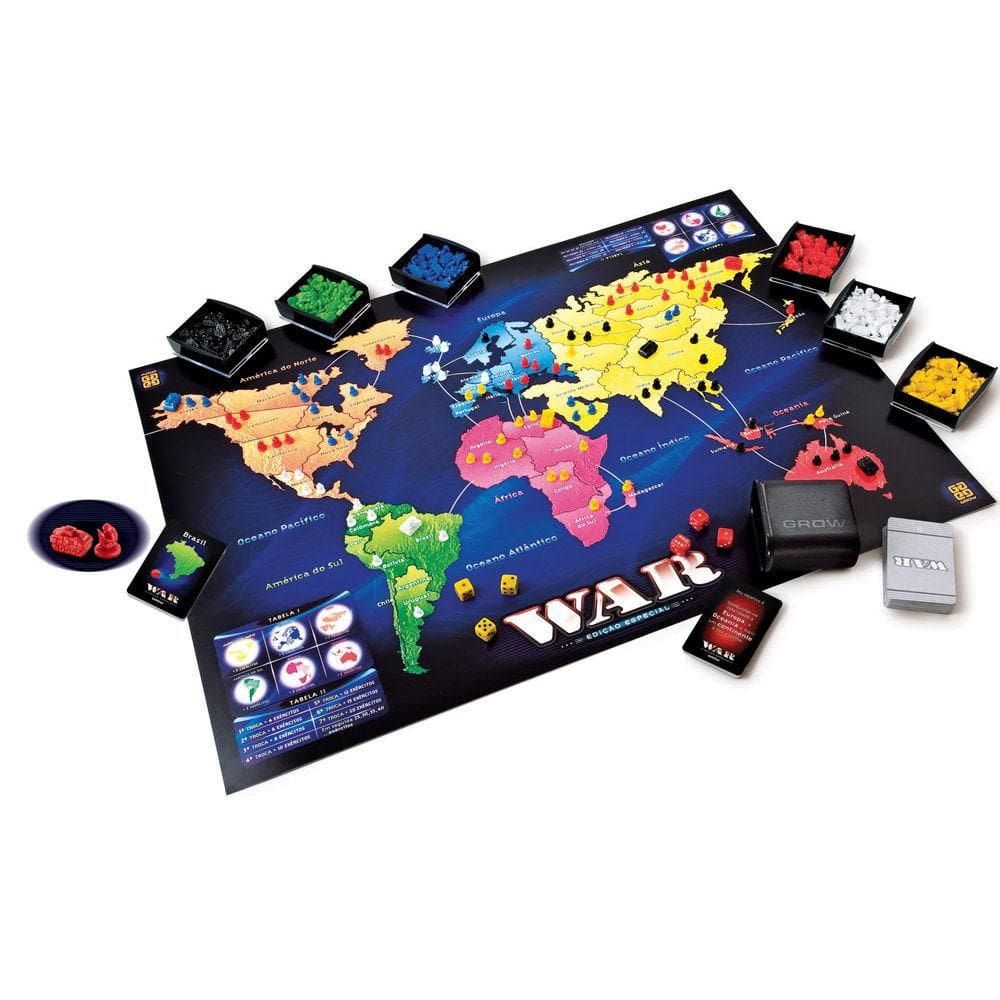 Jogo de Estratégia de Luxo - Miniaturas Soldados e Tanques