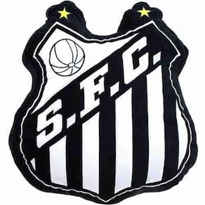 Almofada Brasão Fibra - Santos - 41X37X17Cm