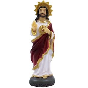Sagrado Coração De Jesus 8Cm - Enfeite Resina