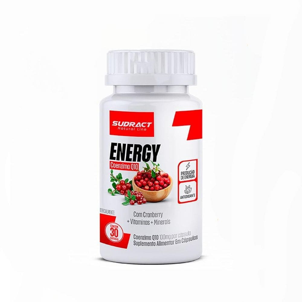 Energético Em Cápsulas Energy Coenzima Q10 30 Cápsulas
