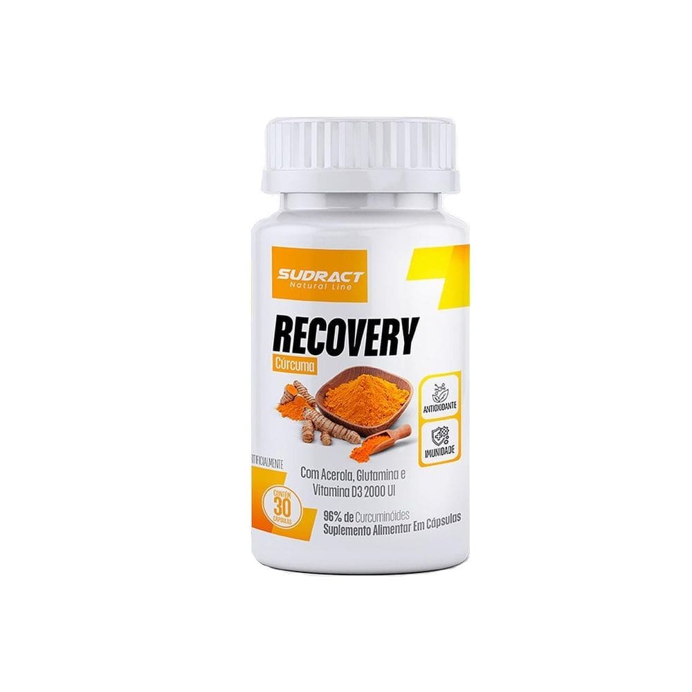 Cúrcuma Em Cápsulas Recovery 30 Cápsulas Sudract