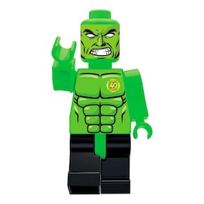 Boneco Defensor Verde Liga Dos Defensores Monta E Desmonta
