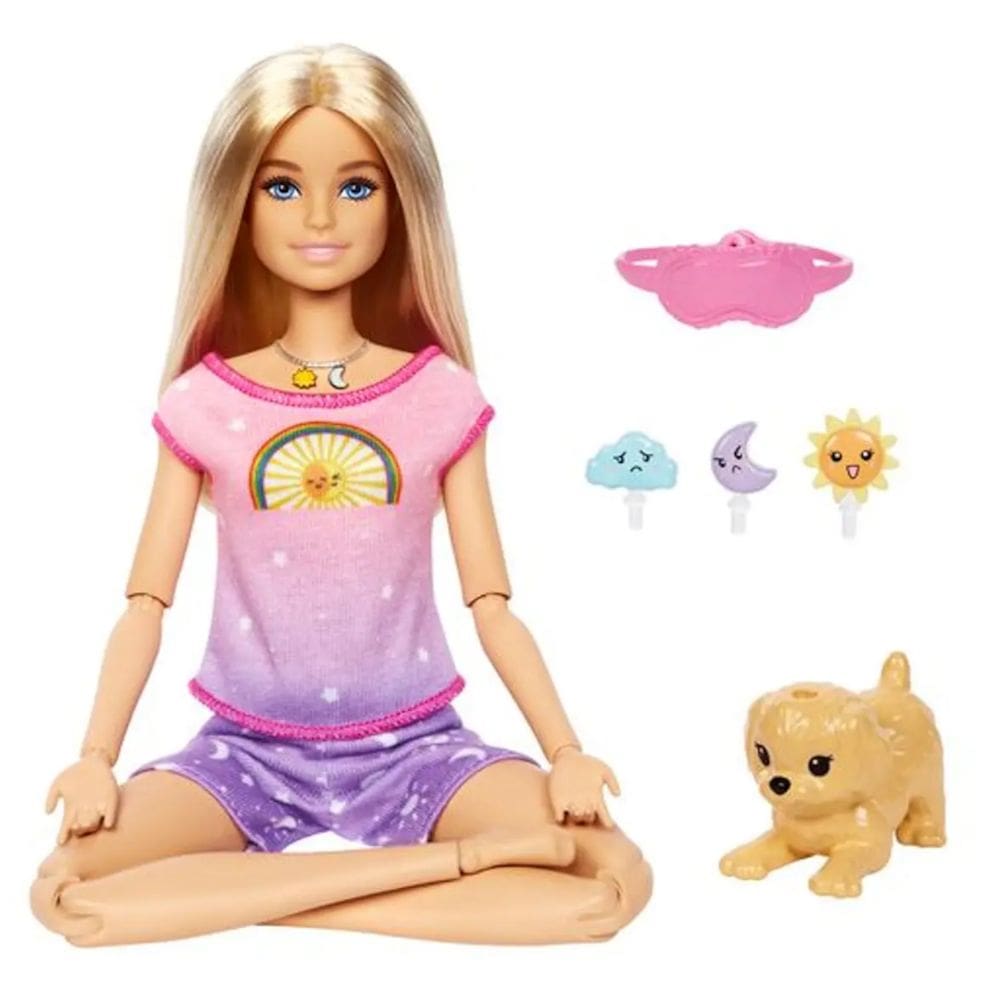 Boneca Barbie Fashion & Beauty Medite Comigo Dia e Noite - Mattel