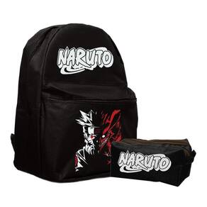 Kit Mochila+estojo Escolar Nerd Bags Naruto Anime Mangá