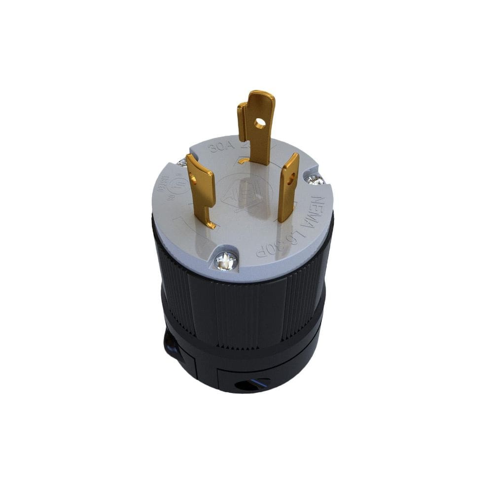 Plugue Polarizado Nema L6-30P 250V 30A Casa Tomadas
