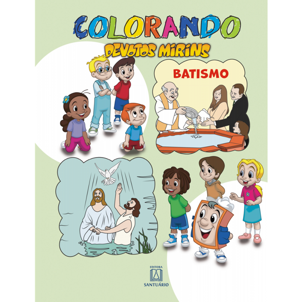 Colorando Devotos Mirins Batismo