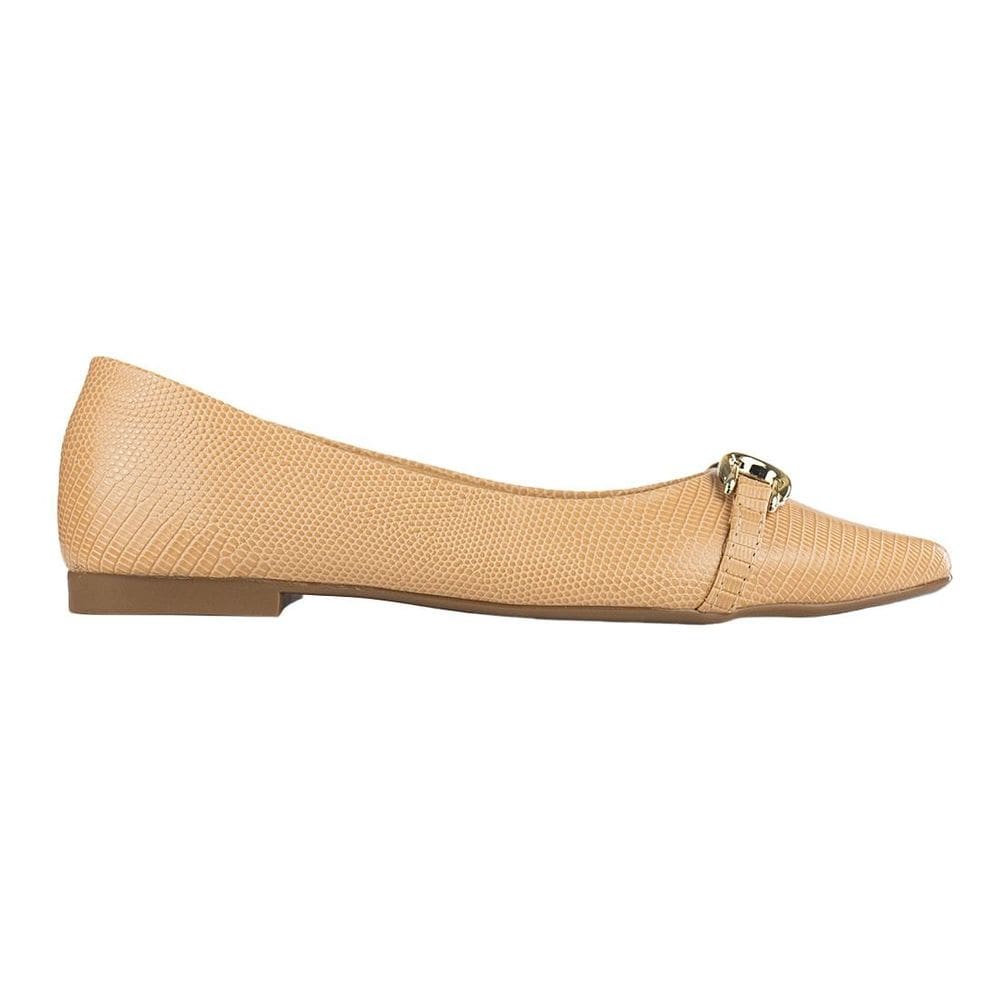 Sapatilha Via Uno Conforto Leve Bico Fino