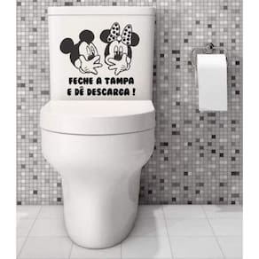 Adesivo De Vaso Sanitário Feche A Tampa Mod02