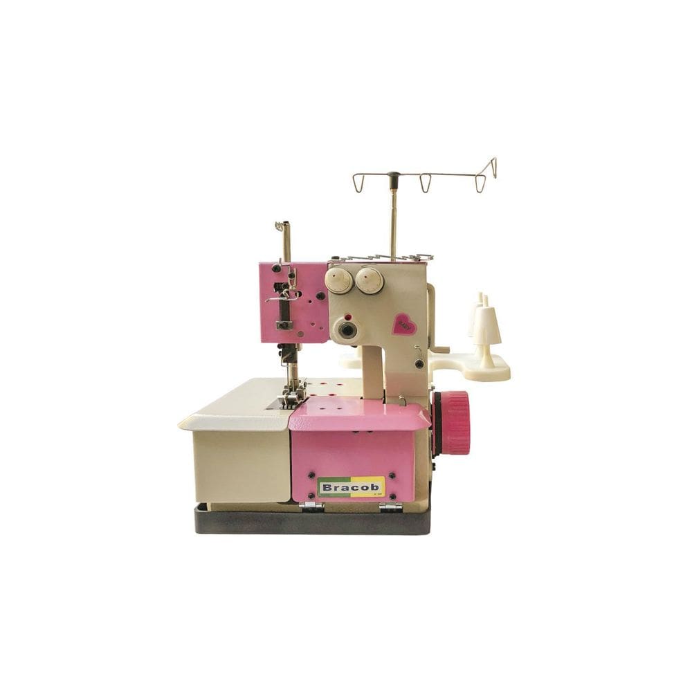 Máquina De Costura Galoneira Portátil Bracob 2 Agulhas-110V