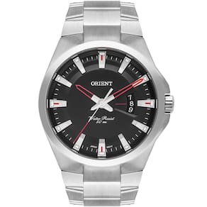 Relógio Orient Masculino Analógico Prata Preto Mbss1404 P1sx