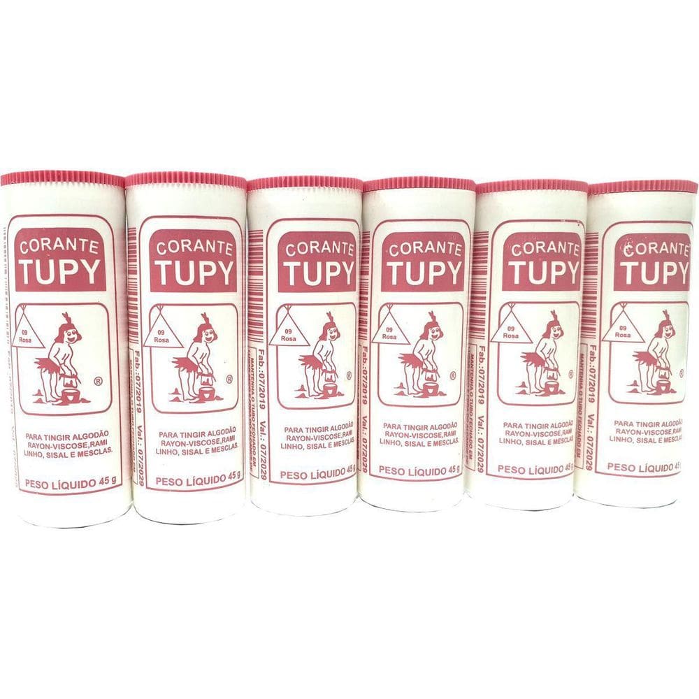 Corante Em Pó Rosa Tupy Algodão