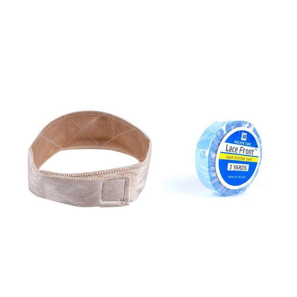 Faixa Hair Grip + Fita Adesiva Lace Front Wig - Preto