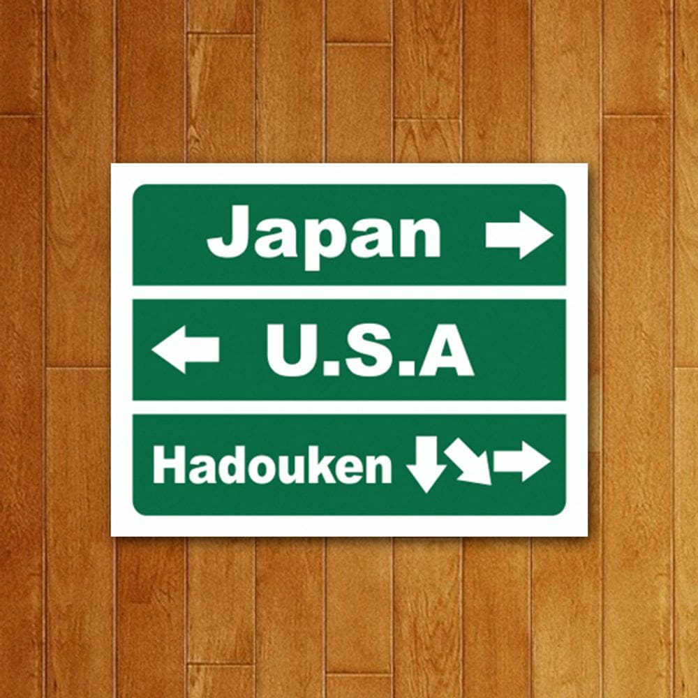 Placa Decorativa - Direções Golpe