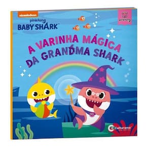 Livro Infantil Baby Shark A Varinha Mágica Da Grandma Shark