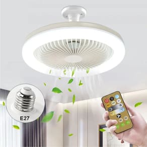 Ventilador De Teto Bivolt Com Luz Led