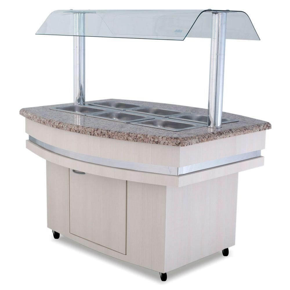 Buffet Self Service Quente 12gns Bf004 Frilux Buffet Quente Linha Luxo 12 Cubas 220v