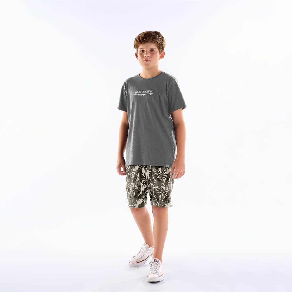 Conjunto Juvenil Menino - Carbono - 50872-1280