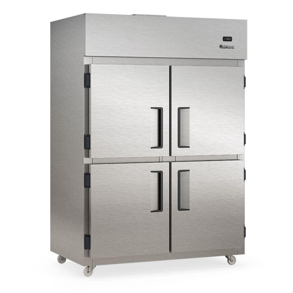 Geladeira Comercial 4 Portas Grcr4p Gelopar Refrigerador 1421 Litros Inox 220v
