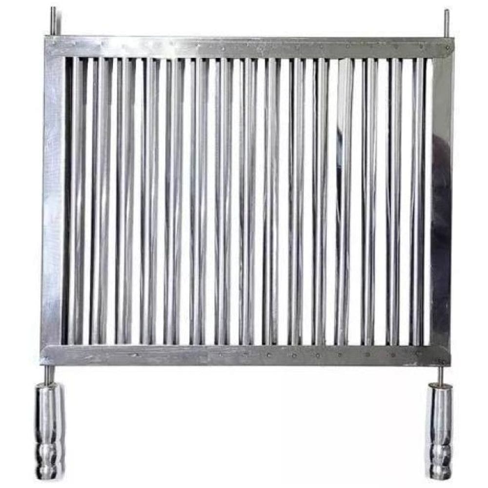 Grelha Uruguaia Inox Parrilla Churrasco 45X50