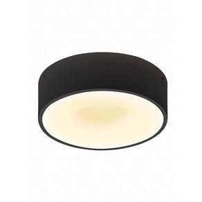 Plafon Led Sushi 40W 6500K Preto Fosco