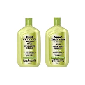 Kit Shampoo+ Condicionador Gota Dourada Fortalecimento Queda
