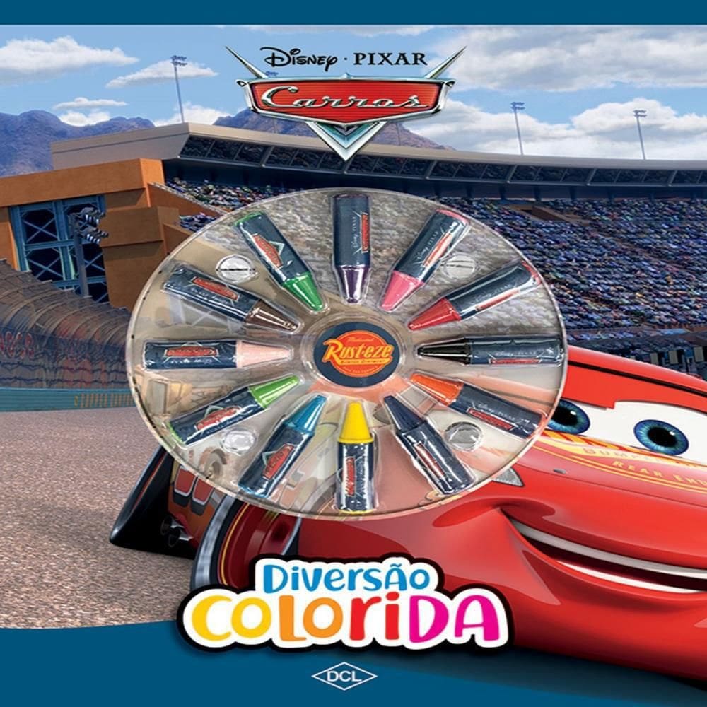 Livro Infantil Colorir Cars 3 Aquarela Dcl