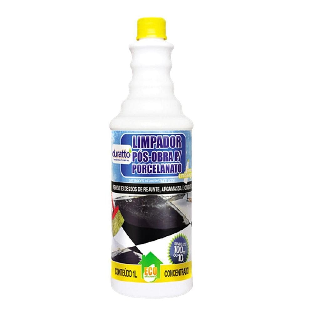 Limpador Concentrado Pós Obra Para Porcelanato 1L Duratto