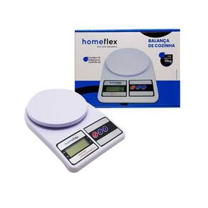 Balança De Cozinha Com 2 Pilhas Aa Homeflex
