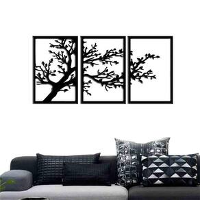 Quadro Decorativo Árvore Folhas Vazado - Mdf 3Mm 003