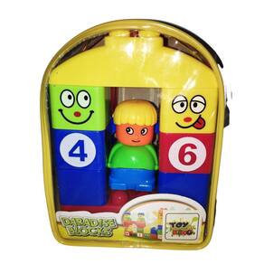 Blocos De Montar Com Mochila Daradise Blocks Toy King
