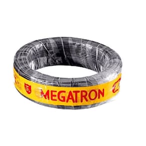 Fio Cabinho Flexível  Megatron 1,0 Mm Rolo Com 100M Preto