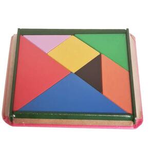 Tangram Quebra-Cabeça Educativo em MDF | Tralalá