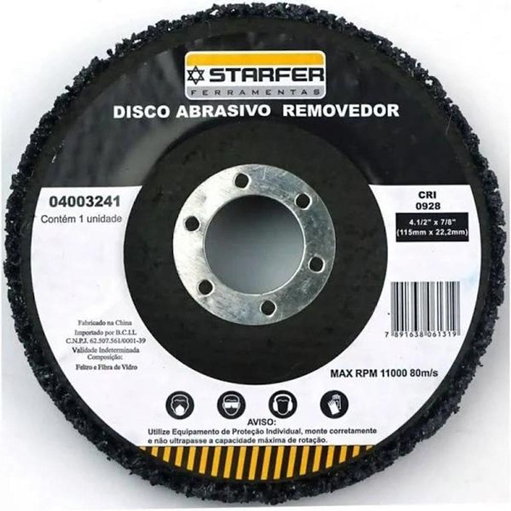 Disco Removedor Polidor 4.1/2 Starfer