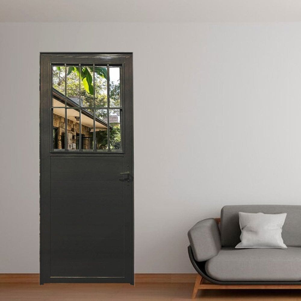Porta Social Lambril Linha Veneza 210x80 Lado Direito Preto