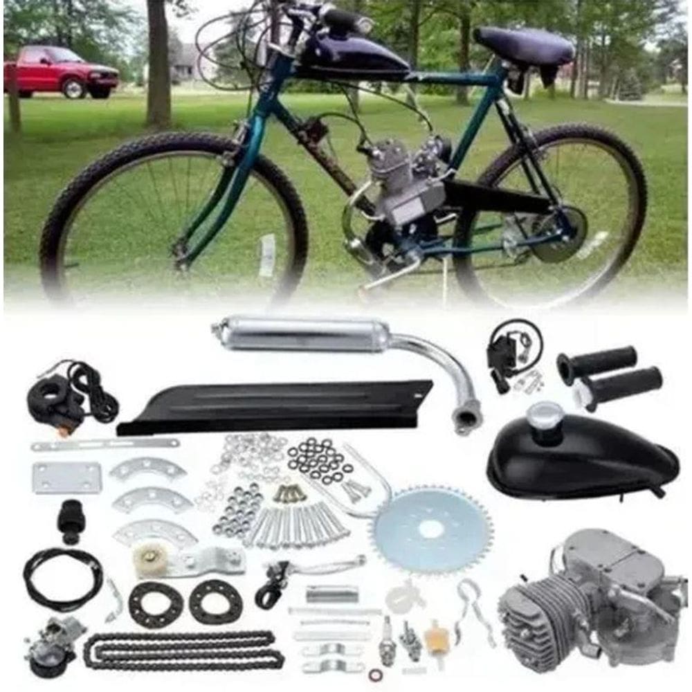 Kit Completo Motor Para Bicicleta Motorizada 80Cc